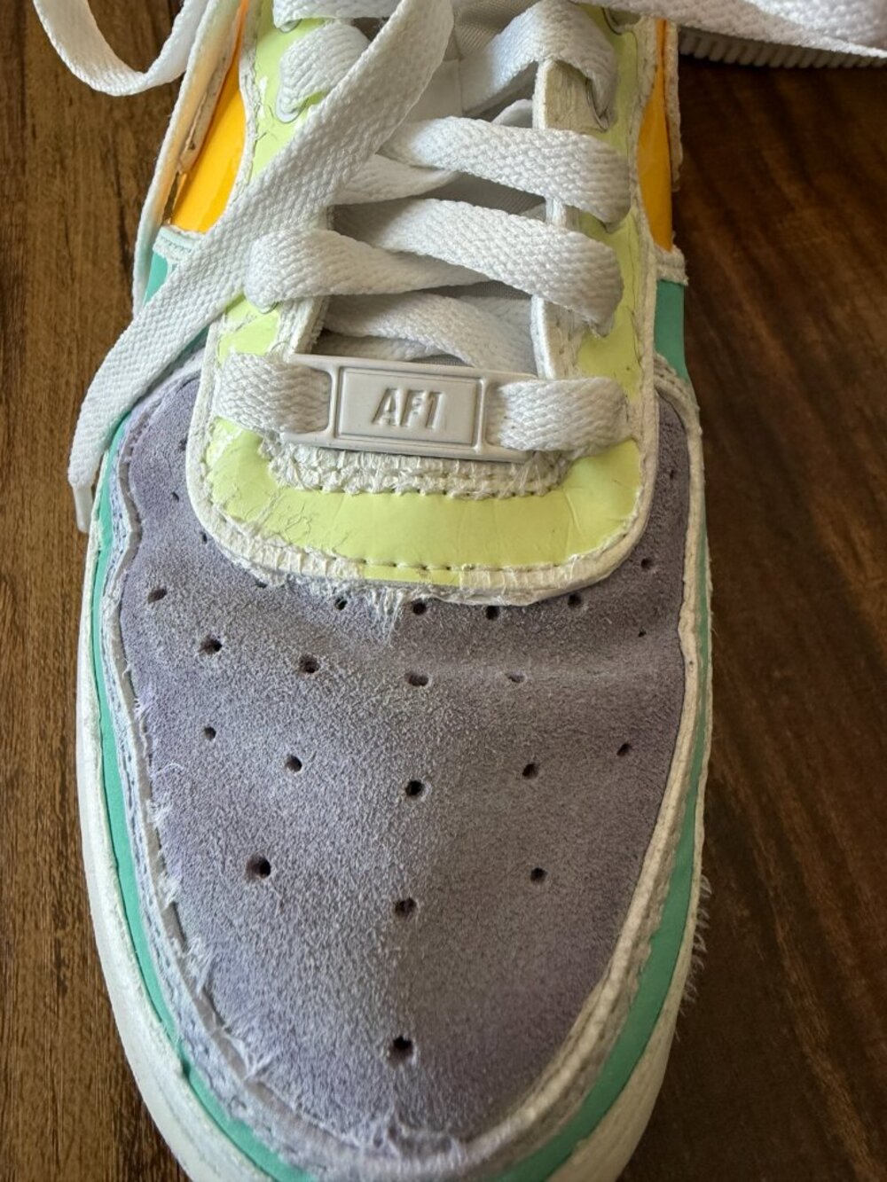 Nike Air Force 1 '07 LX Pastel Reveal Women's Sneakers Size 8.5- Retired - Picture 4 of 16